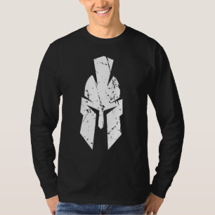 Sparta With Helmet In Retro Look T-Shirt