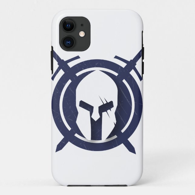 Spartan Blue Case-Mate iPhone Case (Back)