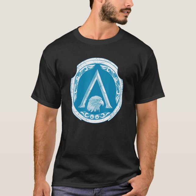 Spartan Eagle Symbol of Sparta T-Shirt (Front)
