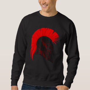 Spartan Greek Helmet  Cute Gladiator Men Women Sweatshirt