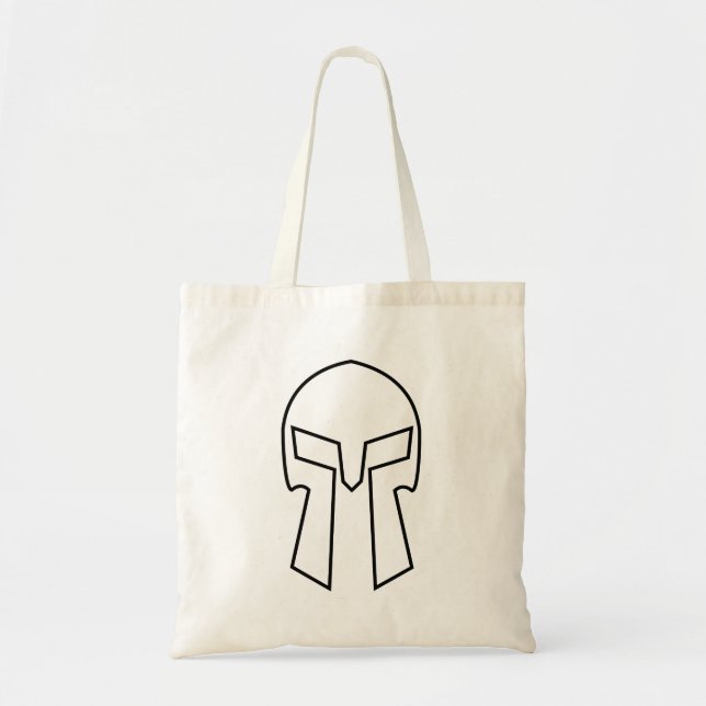 Spartan Helmet - Budget Tote Bag (Front)