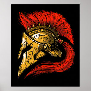 Spartan Helmet Poster