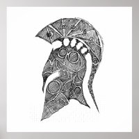 Spartan Helmet Sketch