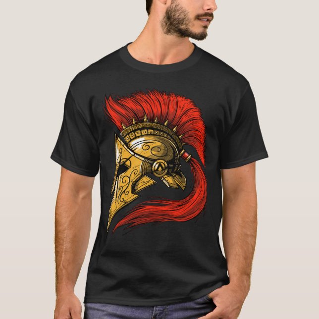 Spartan Helmet T-Shirt (Front)