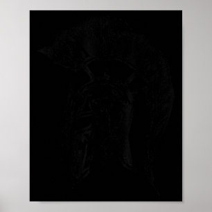 Spartan Helmet Warrior Trojan Warrior For Men Wome Poster