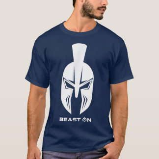 Spartan HelmetBeast OnGym Motivation Fitness Sayin T-Shirt