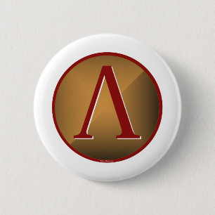 Spartan Lambda Shield 2 Inch Round Button