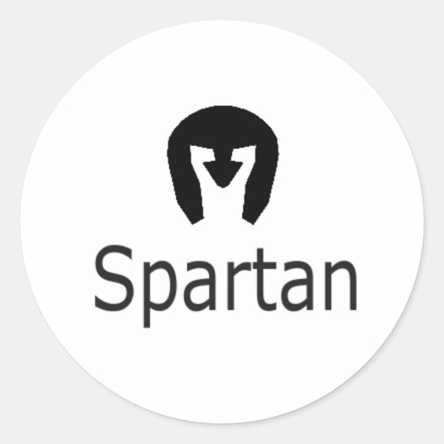 Spartan Laptop Sticker (Front)
