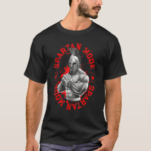Spartan Mode Workout Sparta Fighter Gladiator Boxi T-Shirt