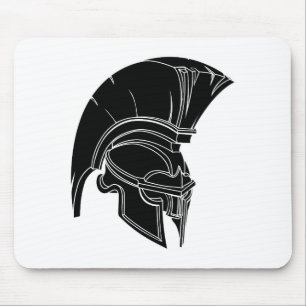Spartan or trojan helmet mouse pad