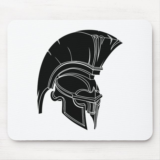 Spartan or trojan helmet mouse pad (Front)