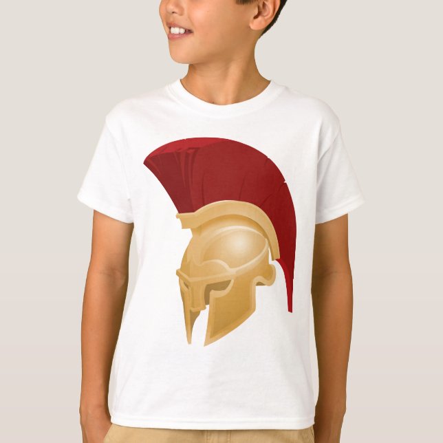 Spartan or Trojan helmet T-Shirt (Front)