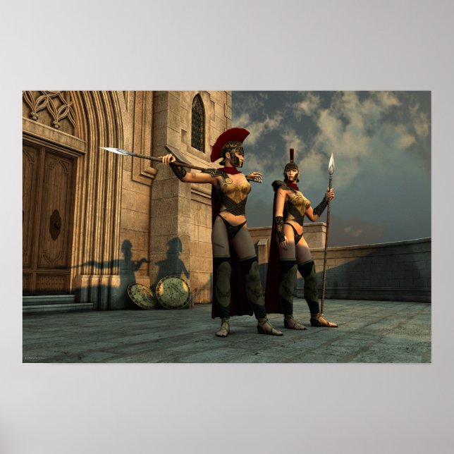 Spartan Sentries Poster (Front)