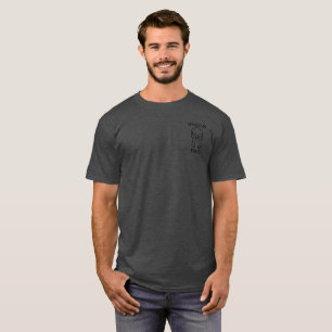 Spartan Thug - T-Shirt noir de base pour hommes