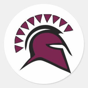 Spartan Warrior Classic Round Sticker