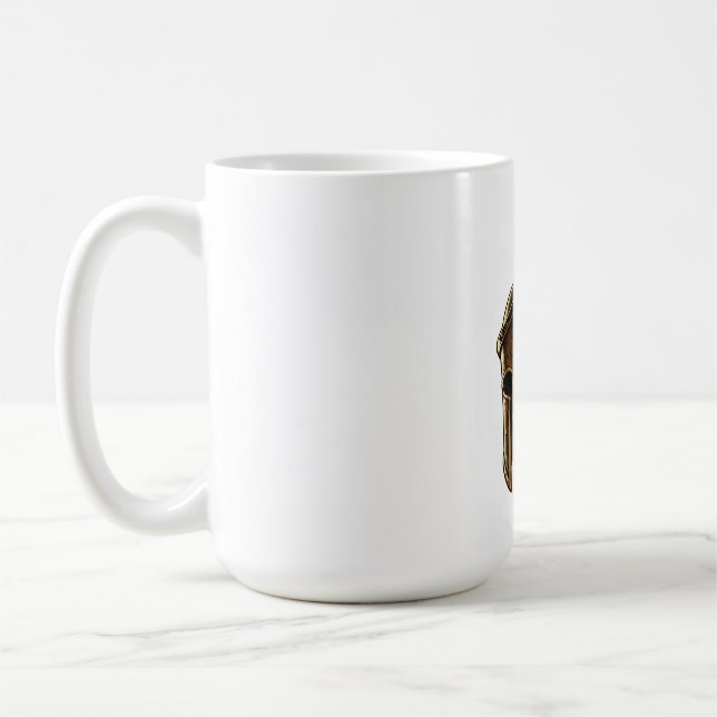 Spartan Warrior Helmet  Coffee Mug (Left)