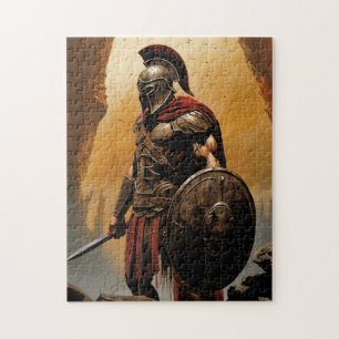 Spartan warrior jigsaw puzzle