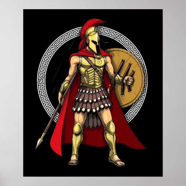 Spartan Warrior Poster (Front)