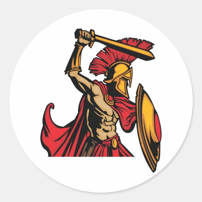 Spartan Warrior Stickers (Front)