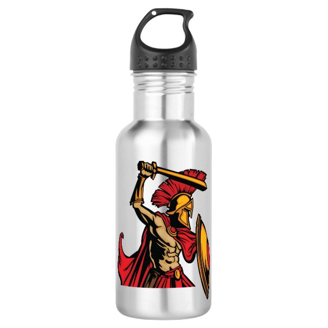 Spartan Warrior Water Bottle (Front)