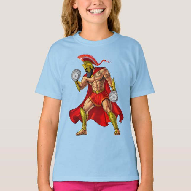 Spartan Warrior Weightlifting T-Shirt (Front)