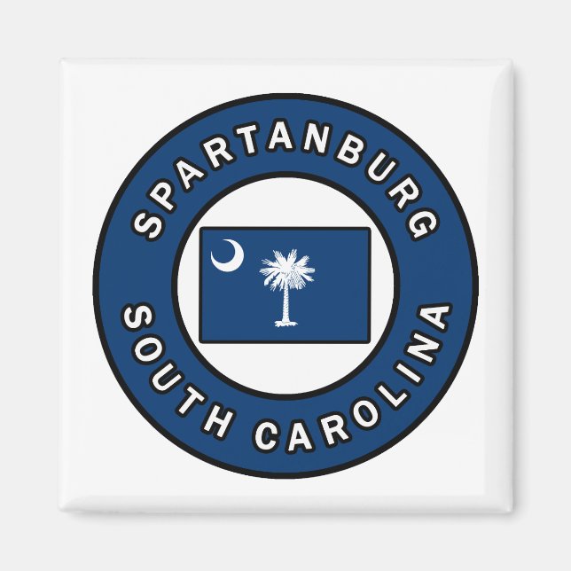 Spartanburg South Carolina Magnet (Front)