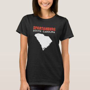 Spartanburg South Carolina USA State America Trave T-Shirt