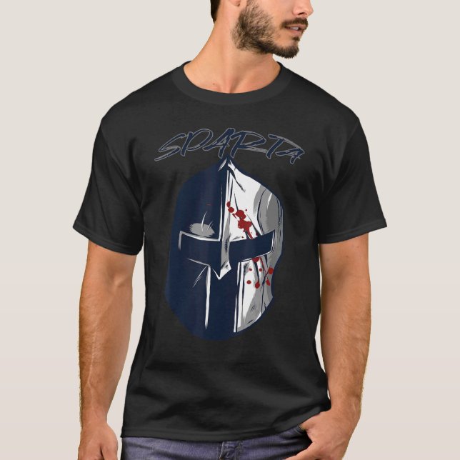 Spartans Helmet Gladiator Sparta Warrior Ancient G T-Shirt (Front)