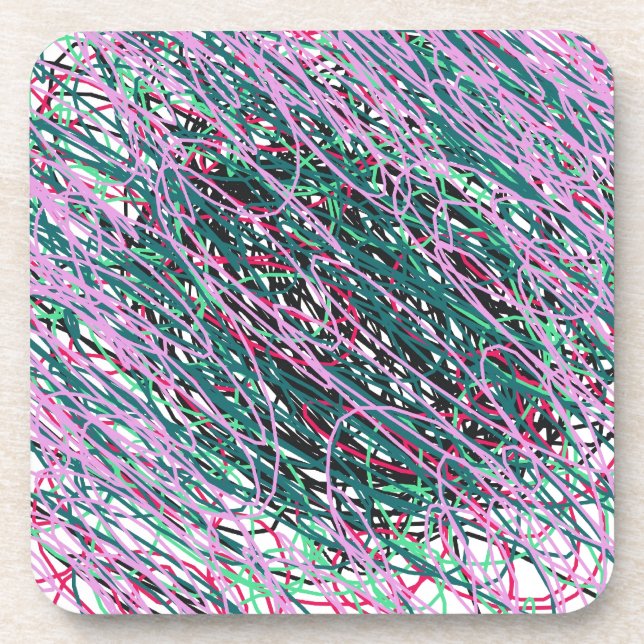 Spastic Yarn Coaster (Front)