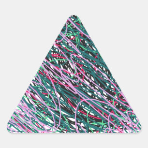 Spastic Yarn Triangle Sticker