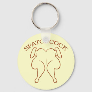 Spatchcock Chicken Keychain