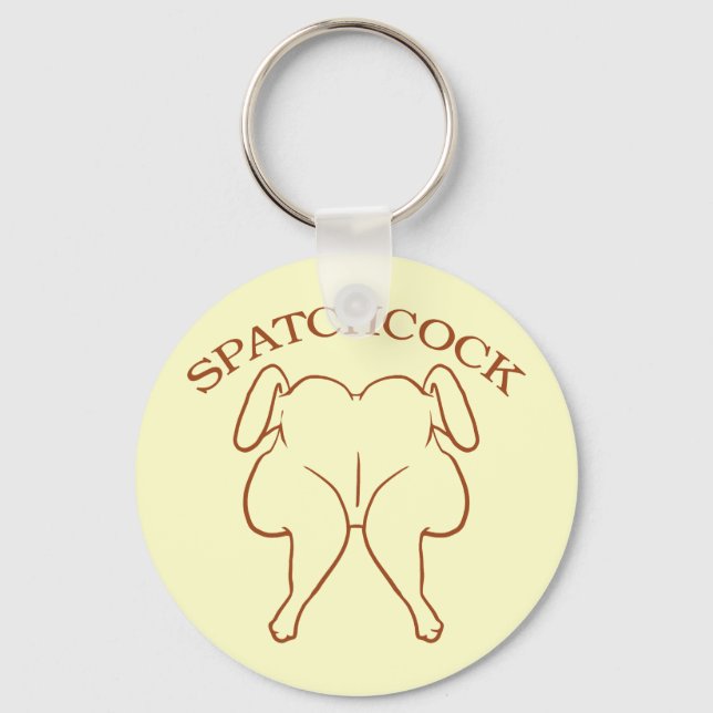 Spatchcock Chicken Keychain (Front)