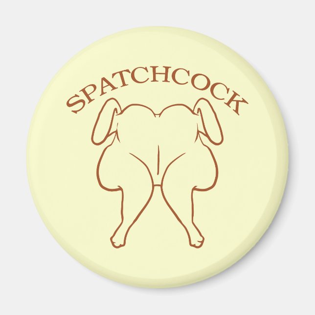 Spatchcock Chicken Magnet (Front)