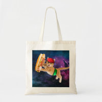 Spatiale chat avec casquette et sac à dos