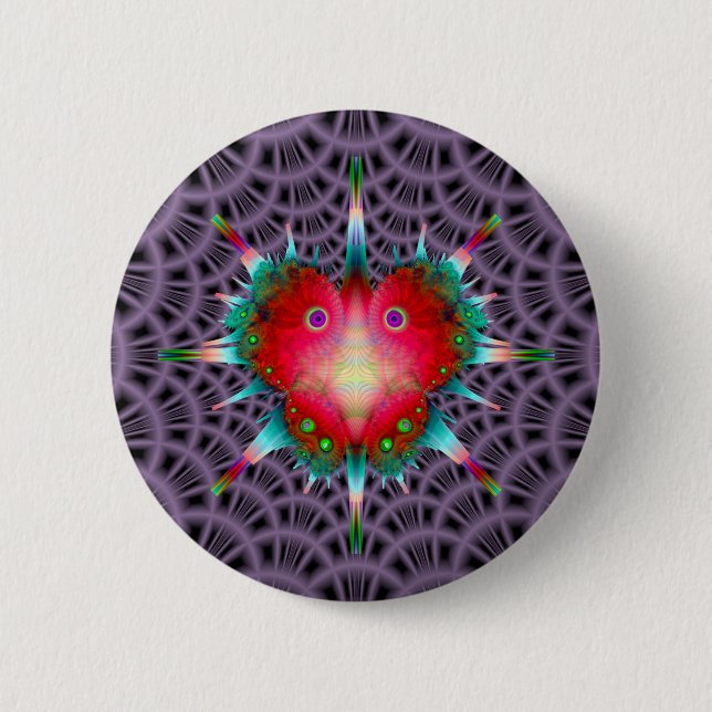 SPaV Bug 2 Inch Round Button (Front)