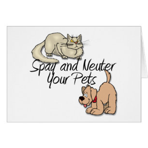 Spay and Neuter Your Pets