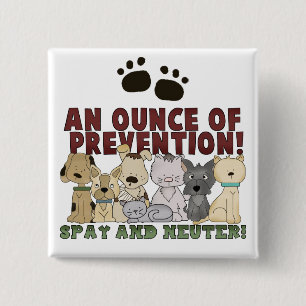 Spay and Neuter Your Pets Button