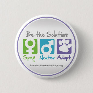 "Spay, Neuter, Adopt" Button