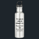 Spay Neuter Adopt Pets Quote  710 Ml Water Bottle<br><div class="desc">Spay Neuter Adopt Pets Quote Water Bottle: Pet overpopulation is a serious problem throughout the world. Does it break your heart to see dogs, cats and other animals bred and sold in pet stores when there are so many pets in animal shelters that need homes? Does it break your heart...</div>