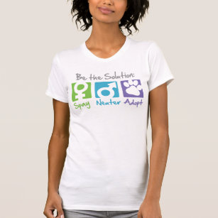 "Spay, Neuter, Adopt" T-shirt