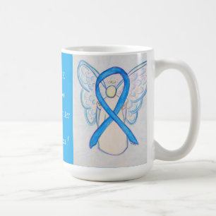 Spay/Neuter Pets Awareness Ribbon Angel Custom Mug