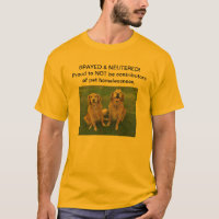 Spay Neuter T shirt