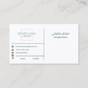 SPAZIO CASA LUXURY Business Card