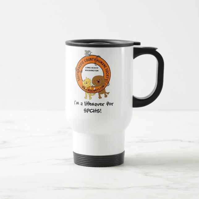 SPCHS Lifesaver Travel Mug (Right)