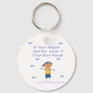 SPD Flap your hands Keychain