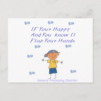 SPD Flap your hands Postcard