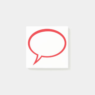 Speach Bubble Post-it Notes