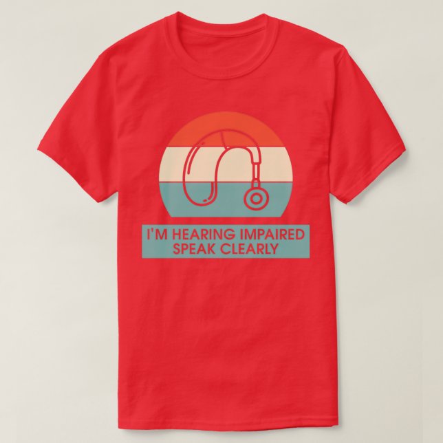 Speak Clearly T-Shirt (Design Front)