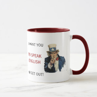 Speak English Mug