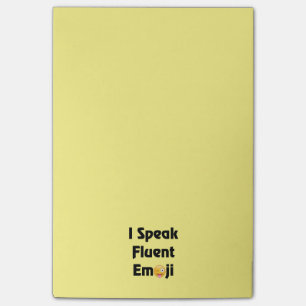 Speak Fluent Emoji Post-it Notes